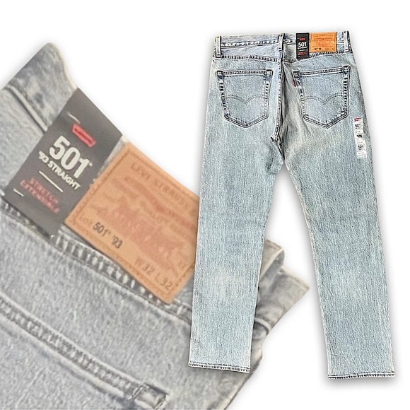 Levi's Other - Levi’s Premium 501 ‘93 Straight Thistle Light Wash